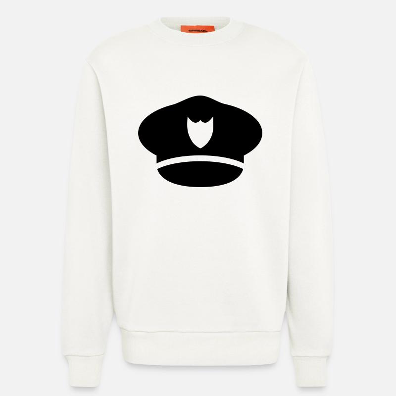 Polizei - Sweatshirt - made by SPREAD  - OFF WHITE