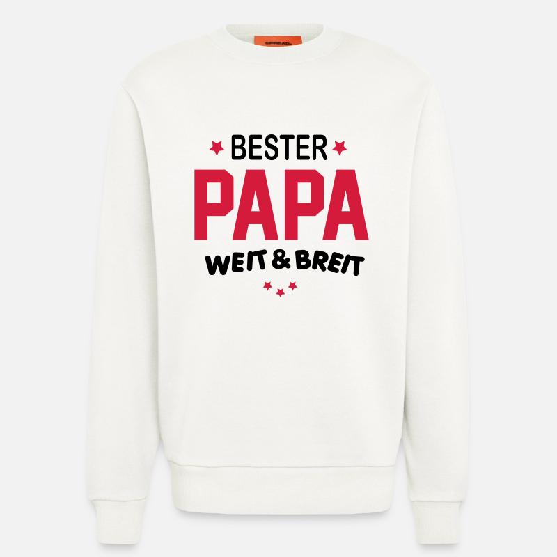 besterpapa - Sweatshirt - made by SPREAD  - OFF WHITE