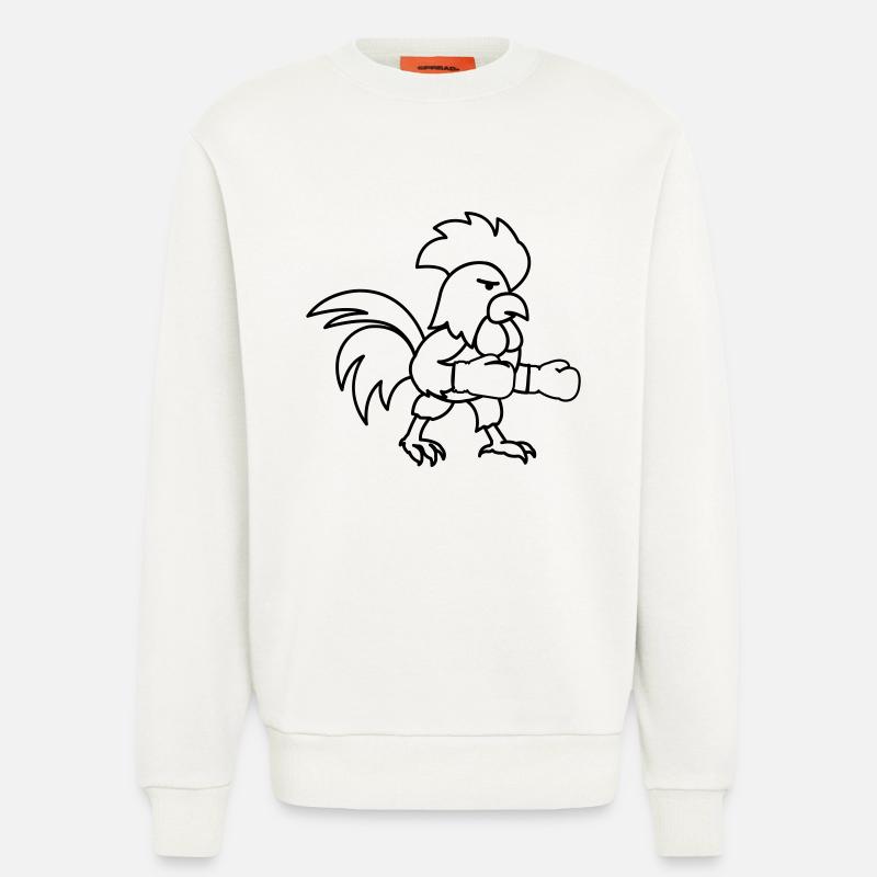 hahn boxer - Sweatshirt - made by SPREAD  - OFF WHITE