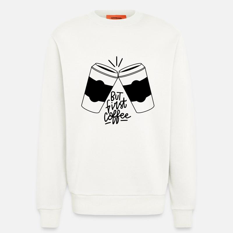 Kaffeezeit Doppelpack - Sweatshirt - made by SPREAD  - OFF WHITE