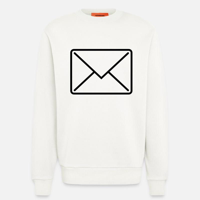 briefumschlag_icon1 - Sweatshirt - made by SPREAD  - OFF WHITE