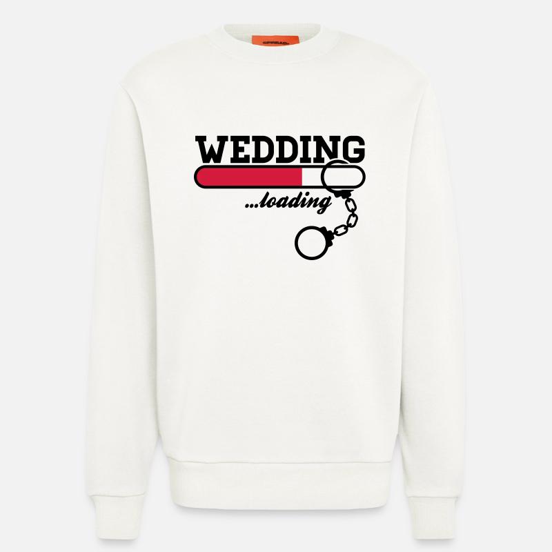 wedding_loading___f2 - Sweatshirt - made by SPREAD  - OFF WHITE