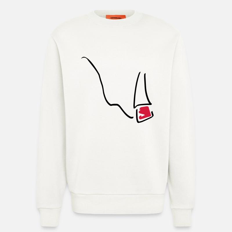 cigarette_01 - Sweatshirt - made by SPREAD  - OFF WHITE