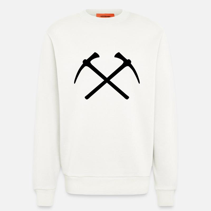 Spitzhacke - Sweatshirt - made by SPREAD  - OFF WHITE
