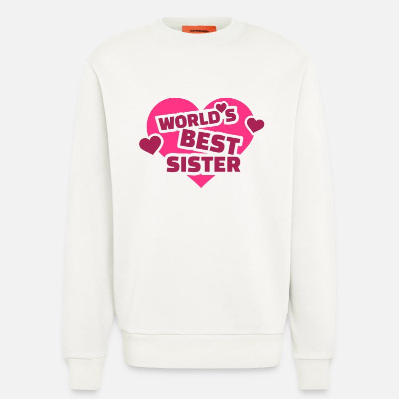 Schwester - Sweatshirt - made by SPREAD  - OFF WHITE