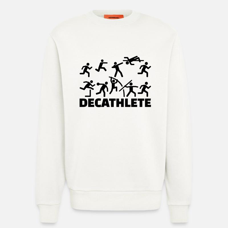 Zehnkampf - Sweatshirt - made by SPREAD - OFF WHITE