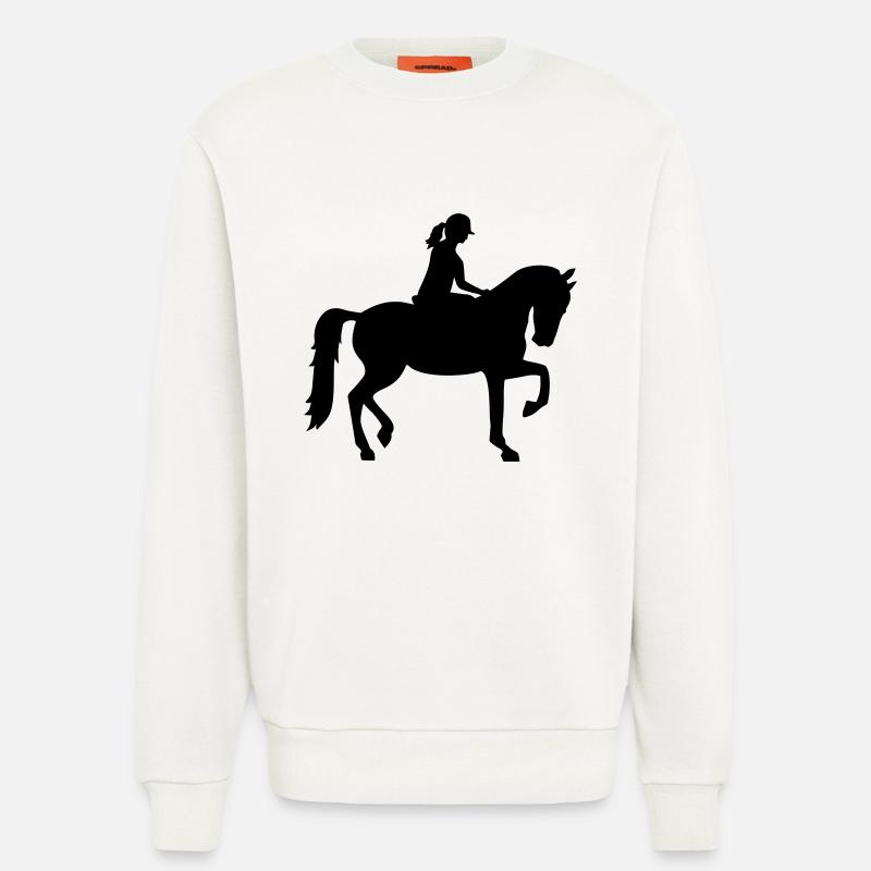 Reiterin - Sweatshirt - made by SPREAD - OFF WHITE