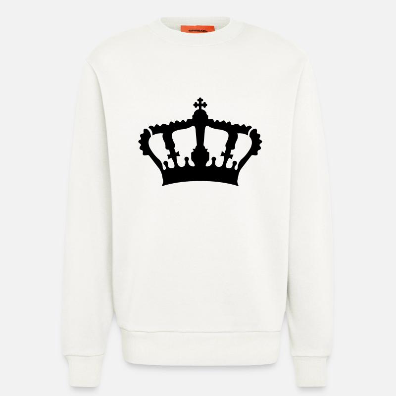Krone / Crown - Sweatshirt - made by SPREAD  - OFF WHITE