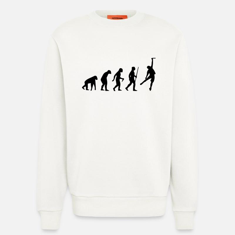 KLETTERN EVOLUTIONSTHEORIE SHIRT - Sweatshirt - made by SPREAD  - OFF WHITE