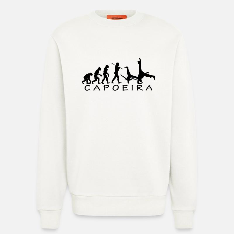 Capoeira Evolution - Sweatshirt - made by SPREAD  - OFF WHITE