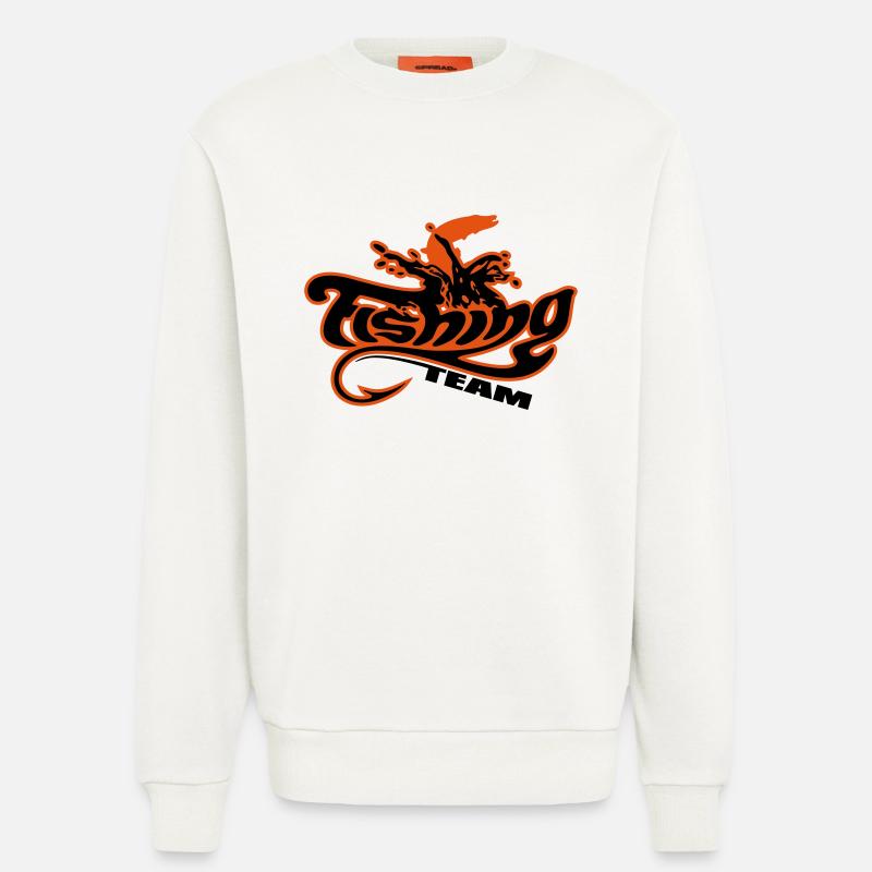 fishing_team_2c - Sweatshirt - made by SPREAD  - OFF WHITE