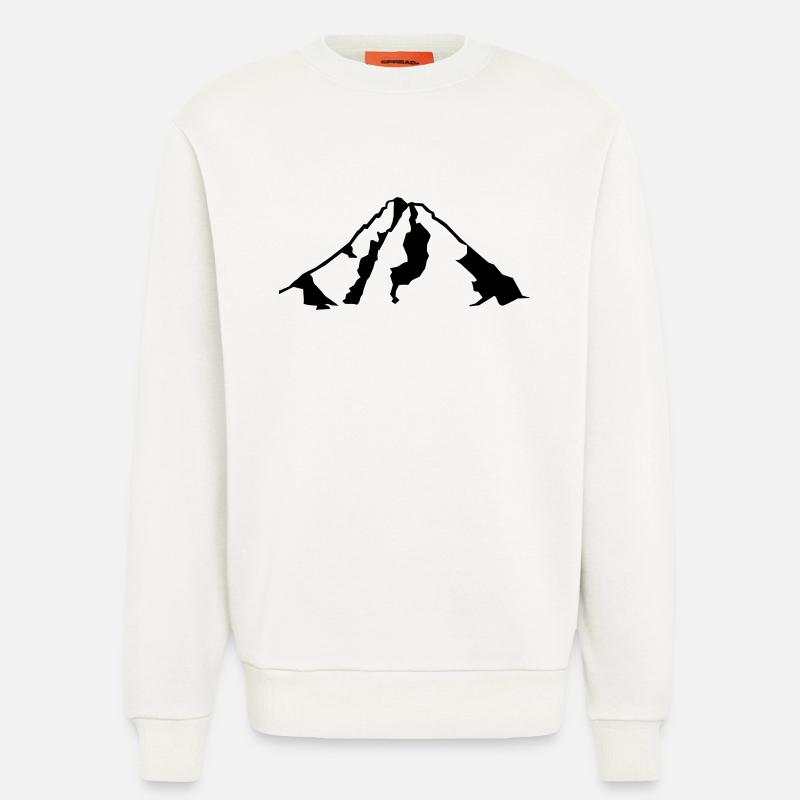 Großglockner - Sweatshirt - made by SPREAD  - OFF WHITE
