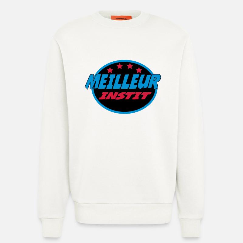 BESTER LEHRER - Sweatshirt - made by SPREAD  - OFF WHITE