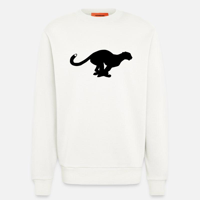 Gepard - Sweatshirt - made by SPREAD  - OFF WHITE