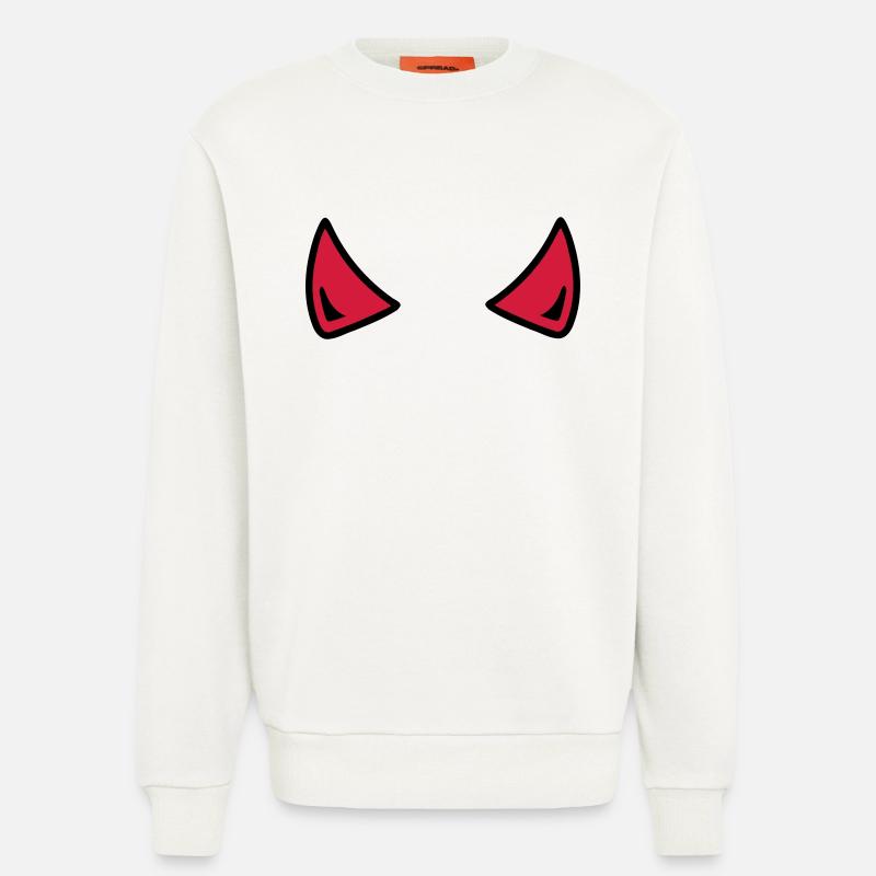 Devil - Sweatshirt - made by SPREAD  - OFF WHITE
