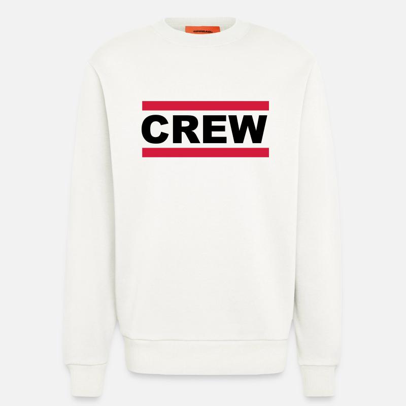 Équipage 2 - Sweat bio décontracté fabriqué en UE - OFF WHITE