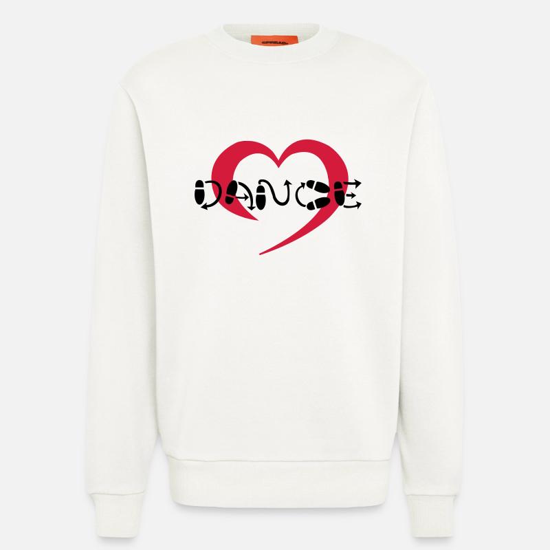 Hearty Dance - Sweatshirt - made by SPREAD  - OFF WHITE