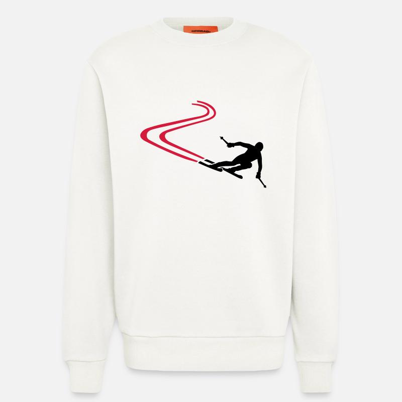 Ski - Sweatshirt - made by SPREAD  - OFF WHITE