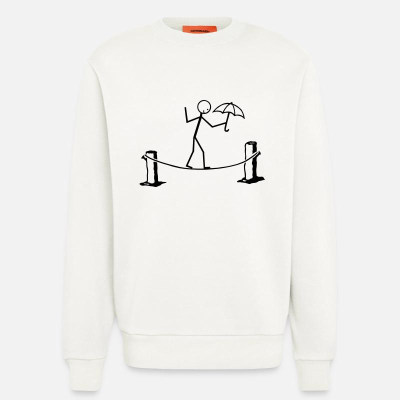 Slackline - Sweatshirt - made by SPREAD  - OFF WHITE