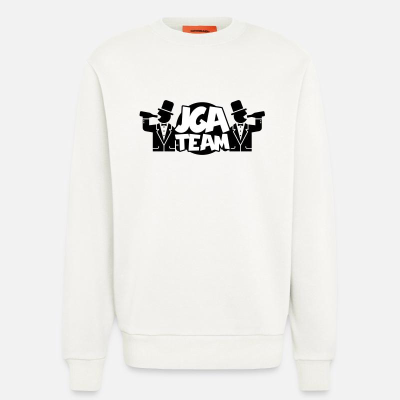 Jga Team - Sweatshirt - made by SPREAD  - OFF WHITE