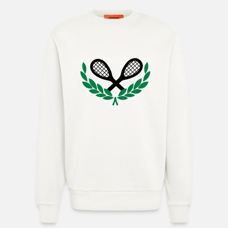 Tennis - Sweatshirt - made by SPREAD  - OFF WHITE