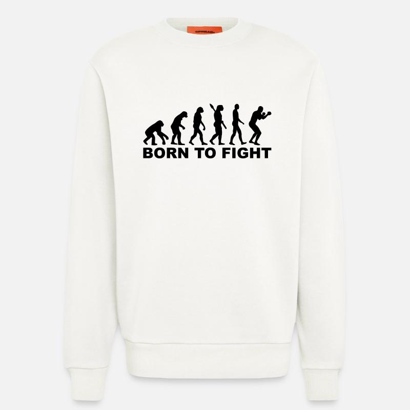 Boxen Evolution - Sweatshirt - made by SPREAD  - OFF WHITE