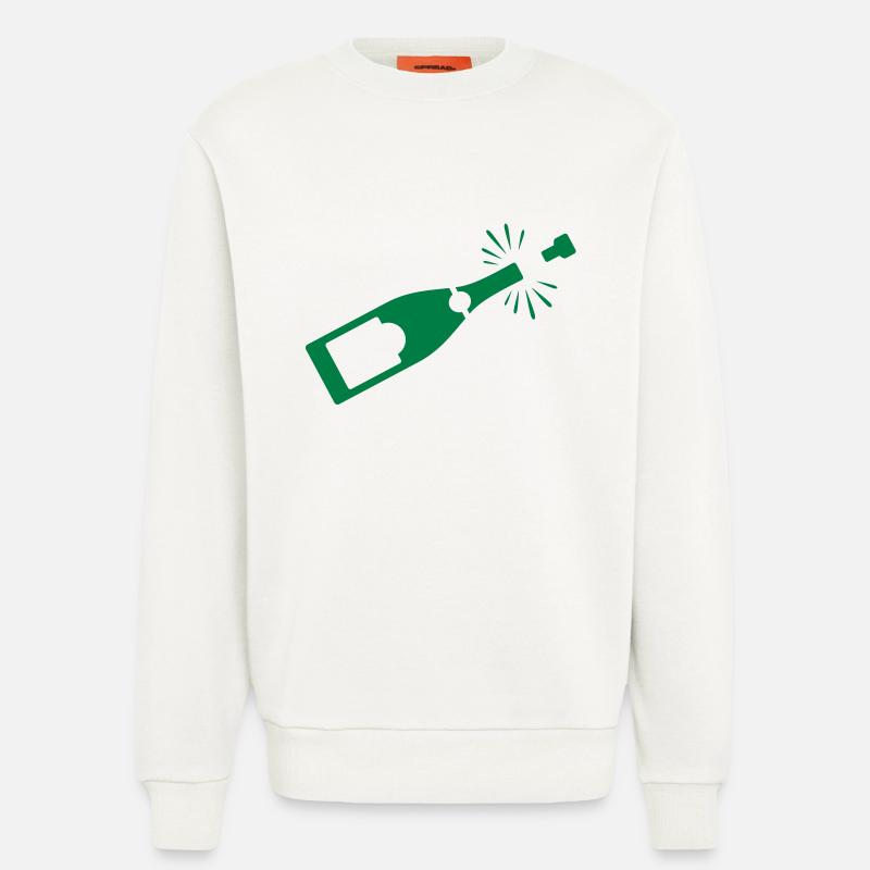 Eine Flasche - Sweatshirt - made by SPREAD  - OFF WHITE