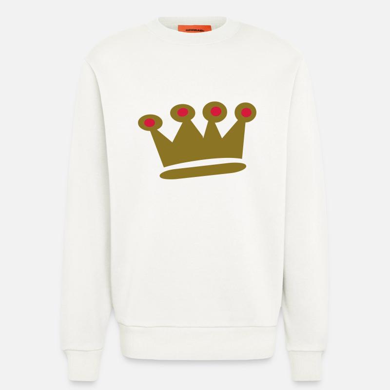Ruby Crown - Sweatshirt - made by SPREAD  - OFF WHITE