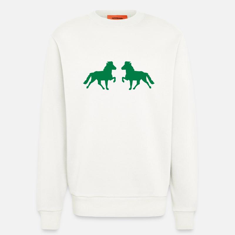 Zwei Tölter - Sweatshirt - made by SPREAD  - OFF WHITE