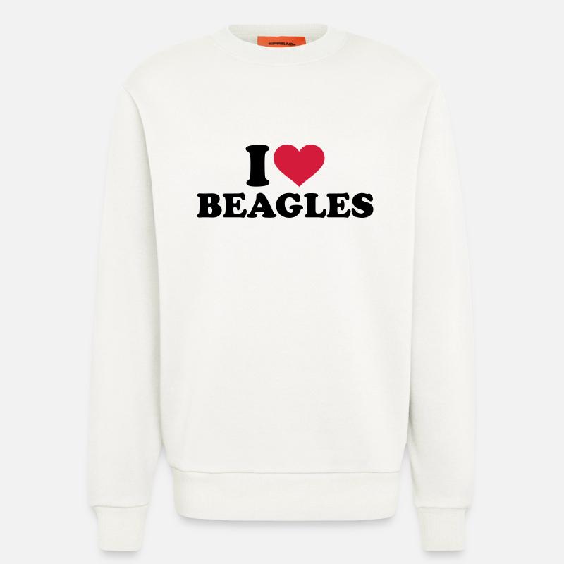 Beagle - Sweatshirt - made by SPREAD  - OFF WHITE