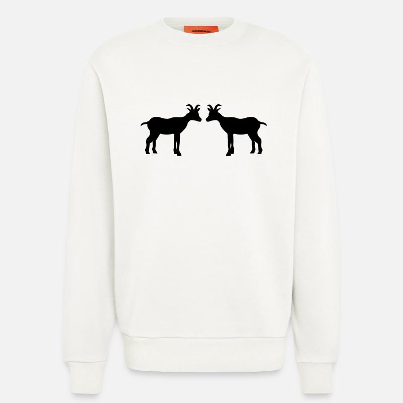 ziege2 - Sweatshirt - made by SPREAD  - OFF WHITE