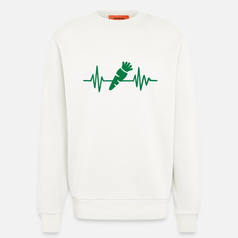 Vegetarier - Sweatshirt - made by SPREAD - OFF WHITE