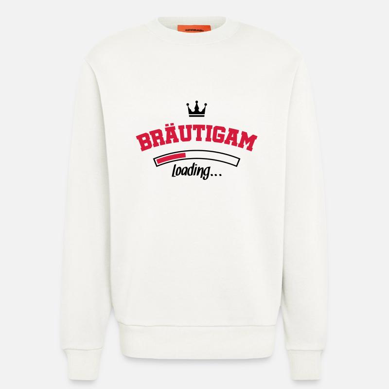 braeutigam loading krone - Sweatshirt - made by SPREAD  - OFF WHITE