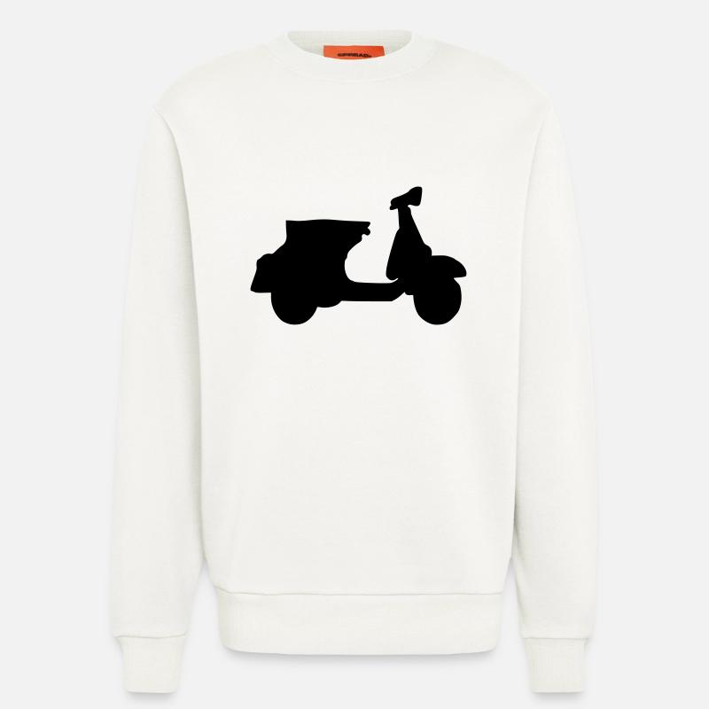 Motorroller Roller Blechroller Schaltroller - Sweatshirt - made by SPREAD  - OFF WHITE
