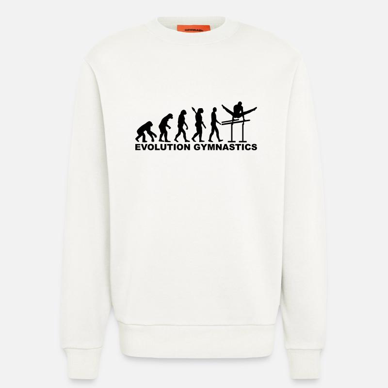 Evolution Gymnastics - Sweatshirt - made by SPREAD  - OFF WHITE
