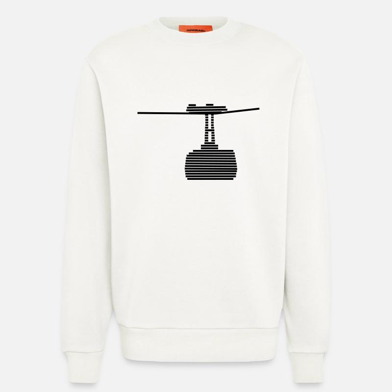 Seilbahn - Sweatshirt - made by SPREAD  - OFF WHITE