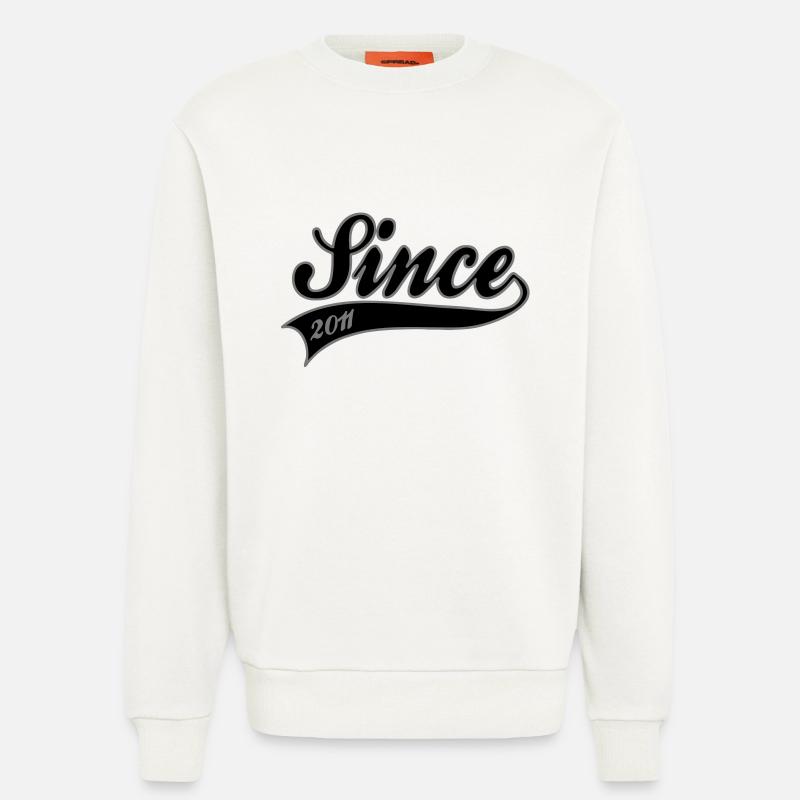 Birthday - Since 2011 - Sweatshirt - made by SPREAD  - OFF WHITE