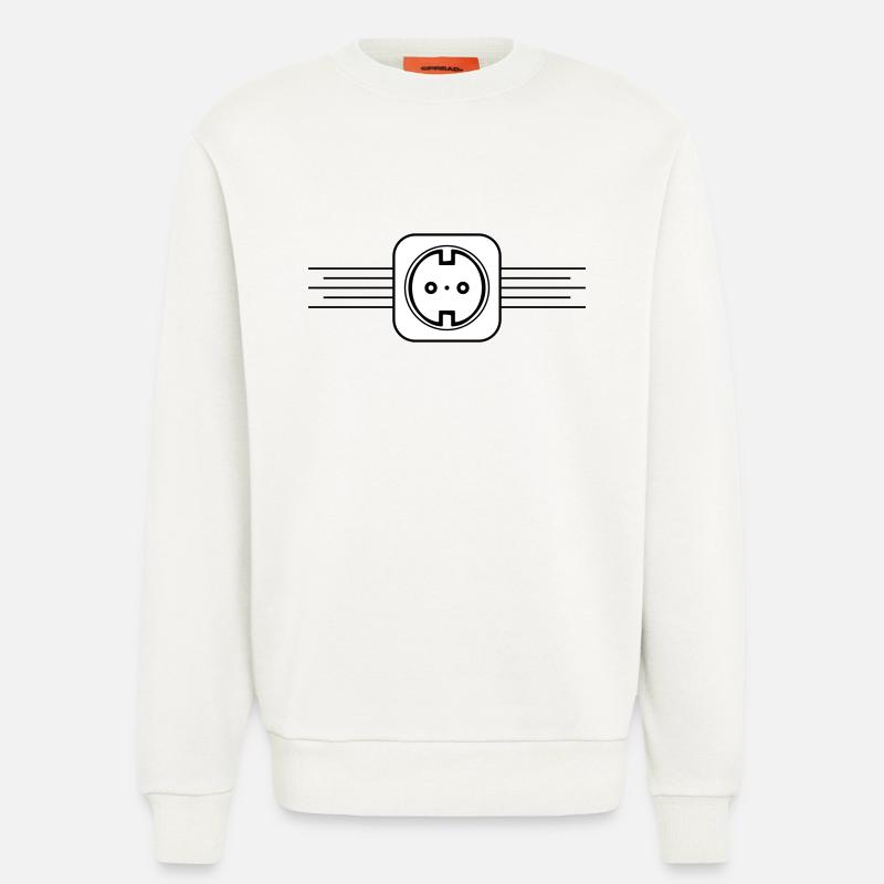 Socket Icon Power - Sweatshirt - made by SPREAD  - OFF WHITE