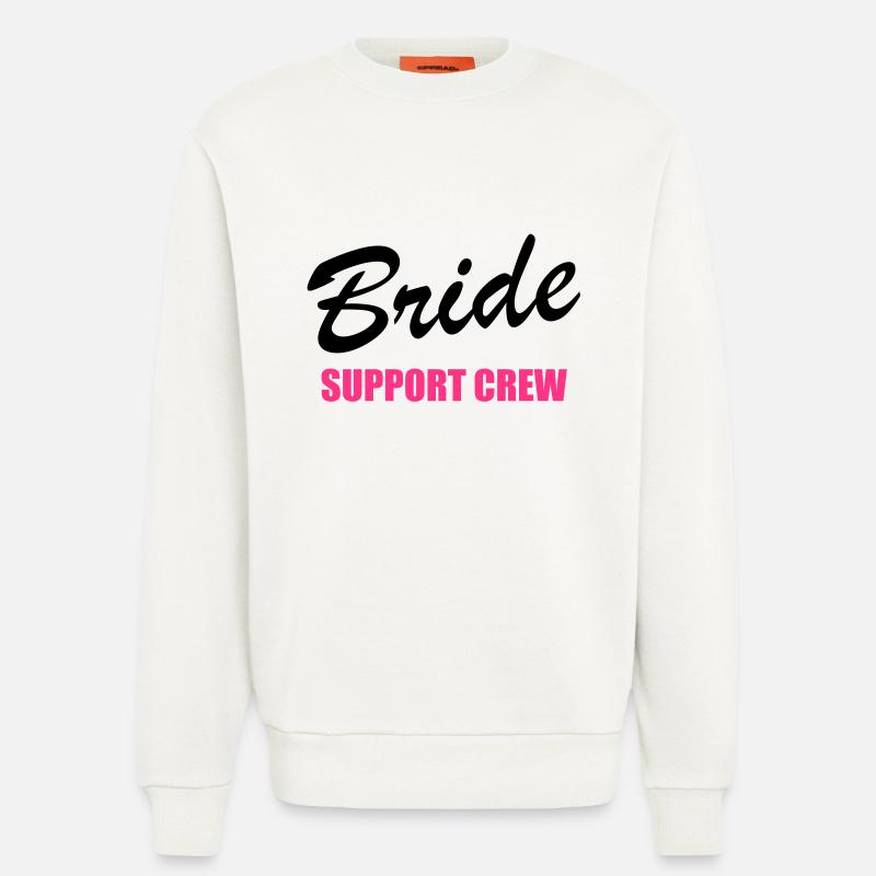 Bride Support Crew 2clr - Sweatshirt - made by SPREAD  - OFF WHITE