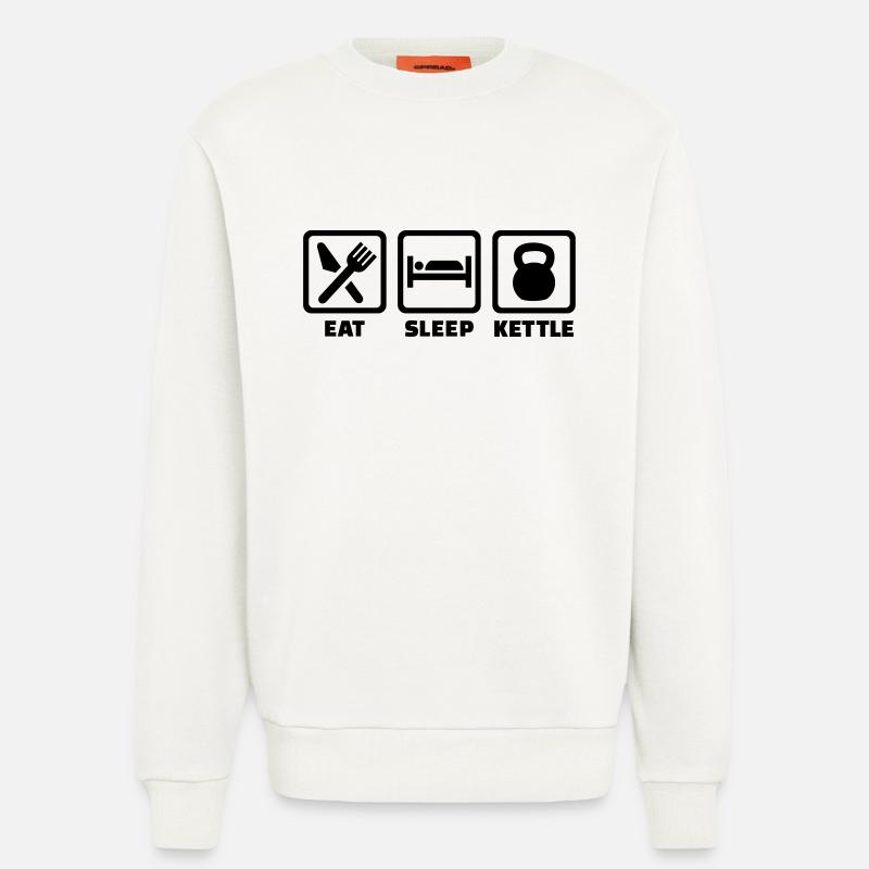 Kettlebell - Sweatshirt - made by SPREAD  - OFF WHITE