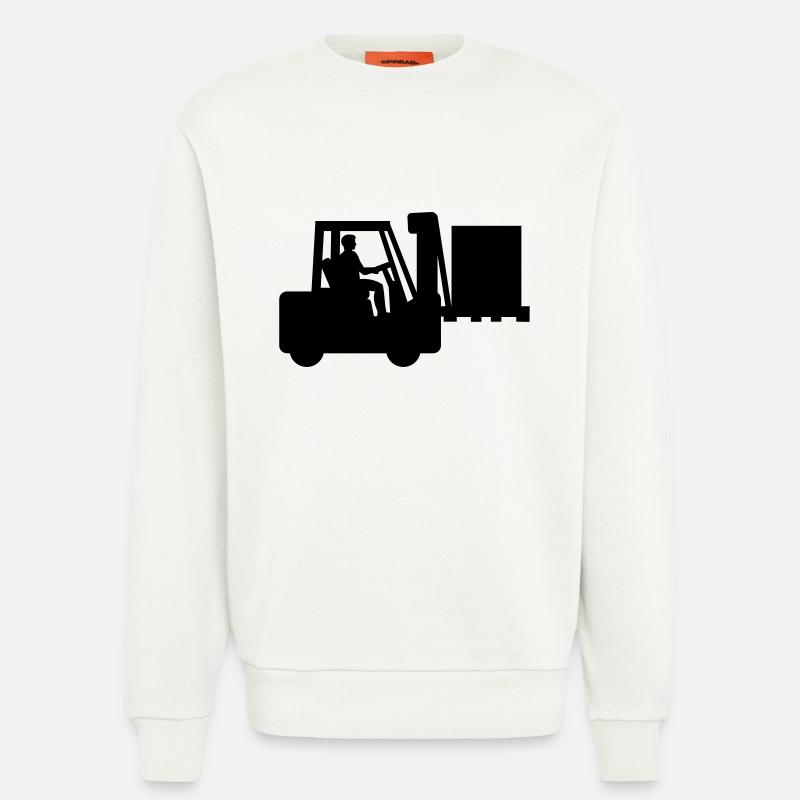 Gabelstapler - Sweatshirt - made by SPREAD  - OFF WHITE