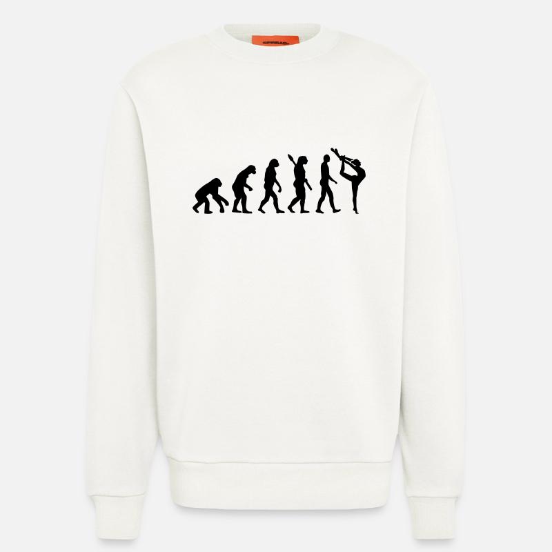 Evolution Gymnastique - Sweat bio décontracté fabriqué en UE - OFF WHITE