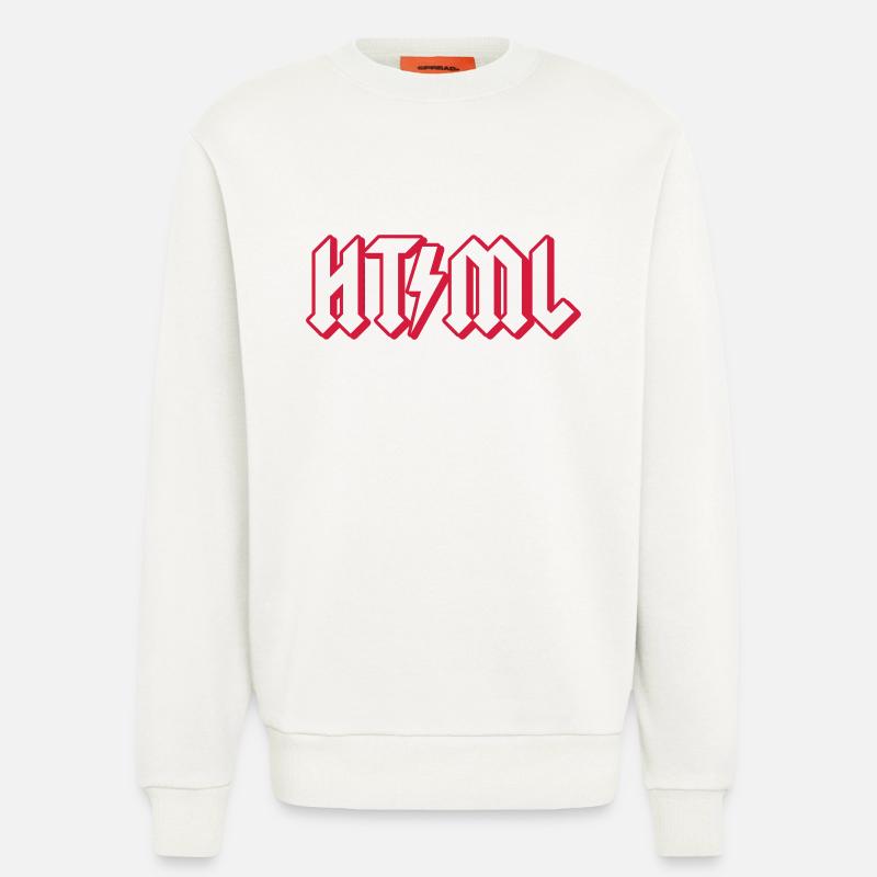 HTML - Sweatshirt - made by SPREAD  - OFF WHITE