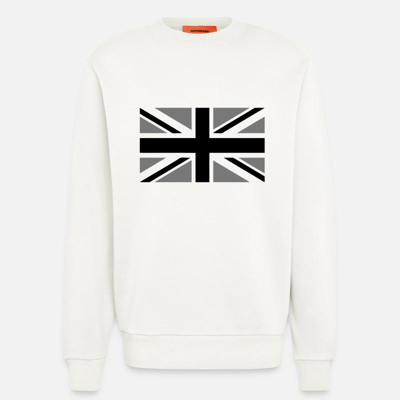 union jack - Sweatshirt - made by SPREAD  - OFF WHITE