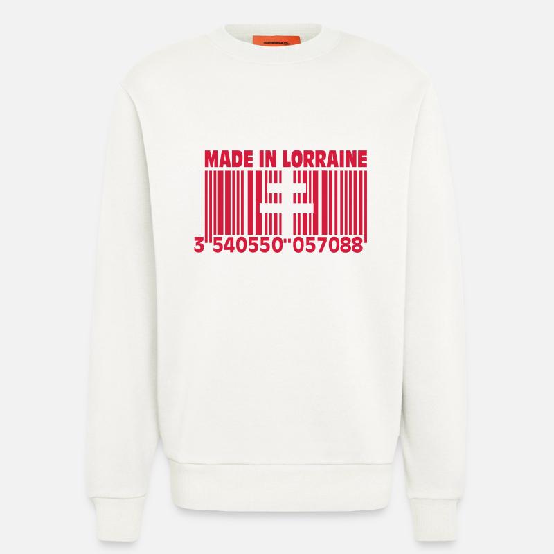 Made in Lothringen II - Sweatshirt - made by SPREAD  - OFF WHITE