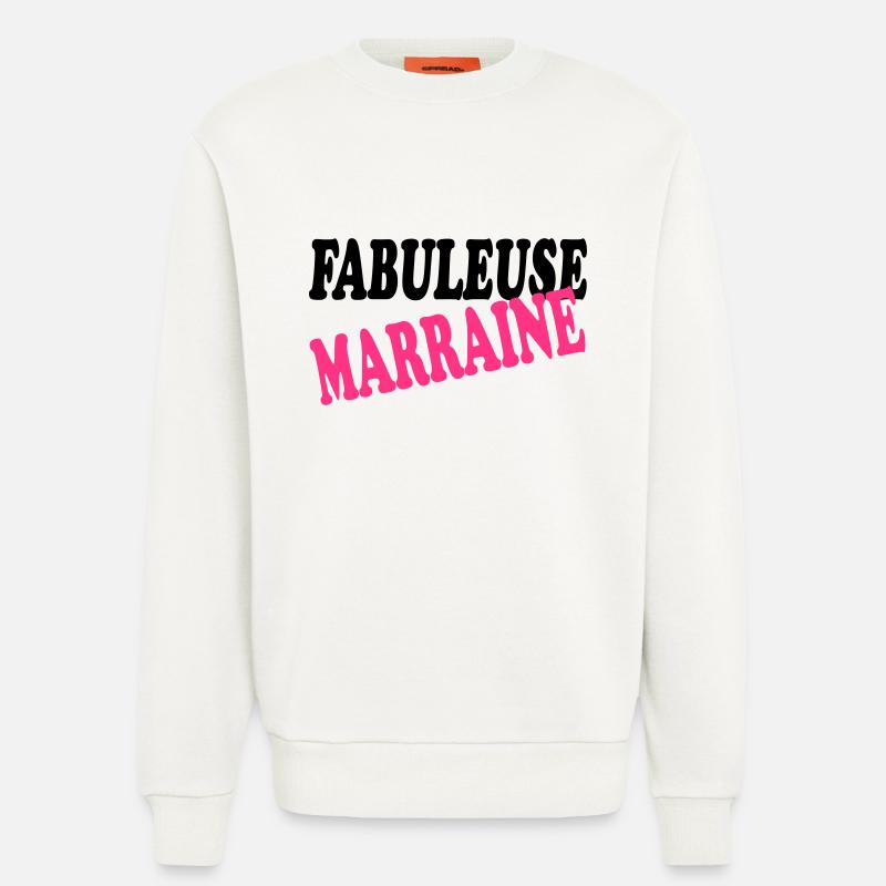 FABULOUS GODMOTHER - Sweatshirt - made by SPREAD  - OFF WHITE
