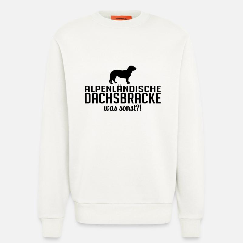 ALPINE DACHSBRACKE what else - Sweatshirt - made by SPREAD - OFF WHITE