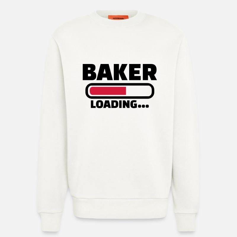 Bäcker - Sweatshirt - made by SPREAD  - OFF WHITE