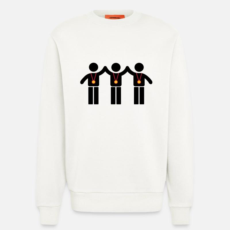 Gewinner Team - Sweatshirt - made by SPREAD  - OFF WHITE