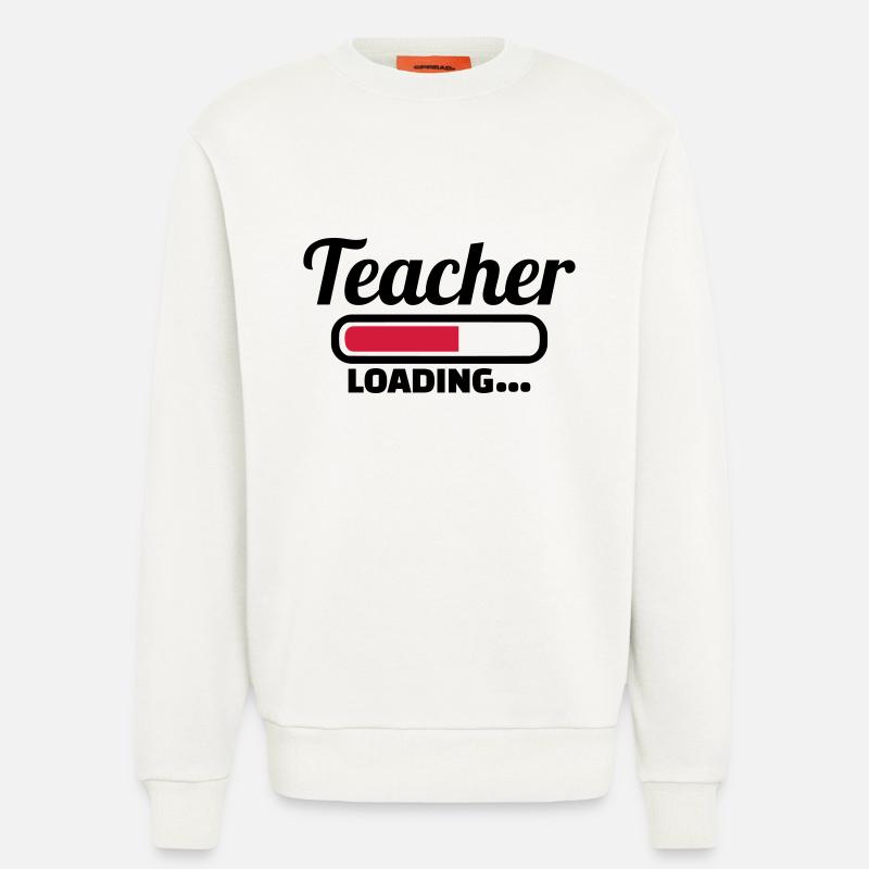 Lehrer - Sweatshirt - made by SPREAD  - OFF WHITE